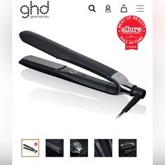 Ghd Platinum+ Styler 1'' Flat Iron. A Smart Styler With Predictive Technology For Stronger Hair And 2x More Color Protection.* This Flat Iron Is A 3x Winner Of Allure Best Of Beauty Award! Hair Straightener Best Brand, Ghd 2 In 1, Ghd Heat Protect Spray, Ghd Gold Straightener, Ghd Straightener Pink, Ghd Straightener, Ghd Hair Straightener, Ghd Platinum, Ghd Hair