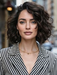 35 Gorgeous Mid-Length Haircuts with Layers You'll Love in 2024 Natural Wavy Hairstyles Mid Length, 1990s Hair, Hair Length Guide, Mid Length Curly Hairstyles, Lob Hair