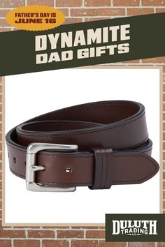 A belt so bold and brawny, it might just outlive you! Its premium Italian leather 40% heavier than standard belts, yet still comfortable to wear. Brown Bridle Leather Belt With Removable Buckle, Adjustable Brown Belt With Buckle Closure, Adjustable Brown Bridle Leather Belt, Brown Belt With Buckle For Everyday Use, Buckle Belt, Leather Silver, Italian Leather, Belt Buckles, Belts