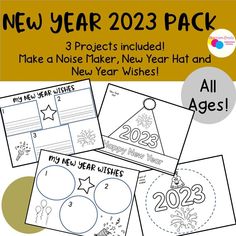 new year's activities for kids to practice numbers