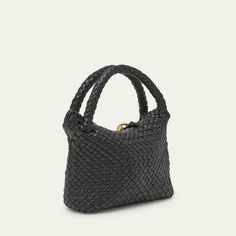 Bottega Veneta "Tosca" top handle bag in  intreccio leather  Top handles Crossbody strap Can be worn as a top handle or crossbody bag  Fold-over flap top with toggle closure  Approx. 6.5"H x 7.9"W x 2.8"D Made in Italy Evening Shoulder Bag With Double Handle And Woven Leather, Evening Shoulder Bag With Double Handle In Woven Leather, Evening Bags With Woven Leather And Double Handles, Leather Satchel With Intrecciato Weave For Evening, Elegant Satchel With Braided Handles, Luxury Evening Satchel With Woven Leather, Evening Handheld Woven Leather Shoulder Bag, Chic Evening Satchel With Woven Leather, Evening Double Handle Woven Leather Shoulder Bag