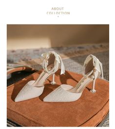 LBSFY - New evening dress high heels slim with fashion temperament of the girl pointed bow gentle with skirt women's shoes single shoes Bow Strap Dress, Designer Pumps, White Pumps, Central African, Strap Dress, Dress Wedding, Womens High Heels, Women's Pumps, Cambodia