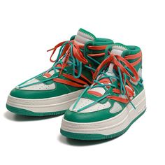 Lærke High Top Sneakers - 3 Colors Dad Sneakers, Colorful Shoes, Sneakers Fashion, High Tops, Shoe Laces, High Top Sneakers, Cotton Fabric, Sneakers, Heels