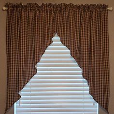 the window is made up to look like a pyramid