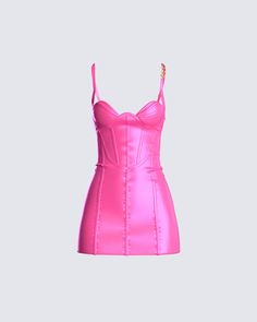 Pink is the only color that can make you look simple, yet complicated at the same time 💗 A mystery they will never figure out with this pink corset style dress 😌 Pink Corset Dress, Pink Latex Dress, White Corset Dress, Corset Style Dresses, Red Mini Skirt, Pink Corset, Garden Party Dress, Glamour Dress, Barbie Dress