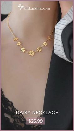 Visit us at www.thekadshop.com and get 15% off your first order ❤️ Trendy Gold Flower-shaped Jewelry, Trendy Rose Gold Flower Shaped Jewelry, Trendy Flower Pendant Jewelry As Gift, Trendy Flower Pendant Jewelry For Gift, Gold Alloy Flower Pendant Jewelry, Trendy Flower Pendant Jewelry Gift, Trendy Yellow Flower Shaped Jewelry, Trendy Yellow Flower-shaped Jewelry, Gift Necklaces With Plating