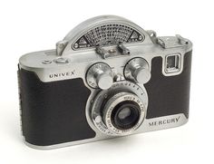 an old camera is shown on a white background