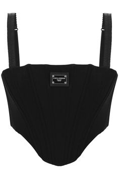 100% Cotton | Dolce & Gabbana Women's Cotton Corset Top in Black | FW23/24 Cotton Corset Top, Cotton Corset, Top Corset, Duffel Bag Backpack, Sleeveless Tops, Business Bag, Dolce E Gabbana, Blazer With Jeans, Best Bags