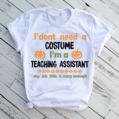 Halloween Teaching Assistant Shirt, Teaching Assistant T-shirt for Halloween, Teaching Assistant Halloween Tee, Teaching Assistant Gift 🎃 This is a great personalized Halloween Teaching Assistant gift that will put a big smile on the recipient's face. Gift them, or yourself, an unforgettable memory now! 🎃 🎃 𝐒𝐈𝐙𝐈𝐍𝐆 𝗔𝗡𝗗 𝐂𝐎𝐋𝐎𝐑𝐒  For detailed sizing information and color options, please see listing images. -B.C Only - It means that we have that color only for our Bella Canvas Tees. Weights For Women, Bella Canvas Tees, Halloween Tees, Unisex Shirts, Tee Design, Pocket Pouch, Mens Tank Tops, Unisex Sweatshirt, Bella Canvas