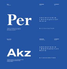 some type of font that is blue and white with the letters in different languages on it