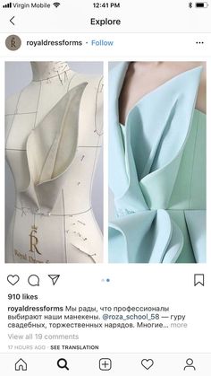 the dress is being displayed on instagrams for people to use it as an app