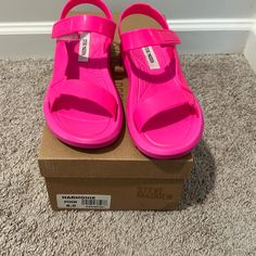 Steve Madden Pink Harmonie Dad Sandals Size 8 Brand New Pink Casual Sandals With Heel Strap, Casual Pink Sandals With Heel Strap, Dad Sandals, Shoes Steve Madden, Steve Madden Shoes, Women's Shoes Sandals, Steve Madden, Shoes Sandals, Women Shoes