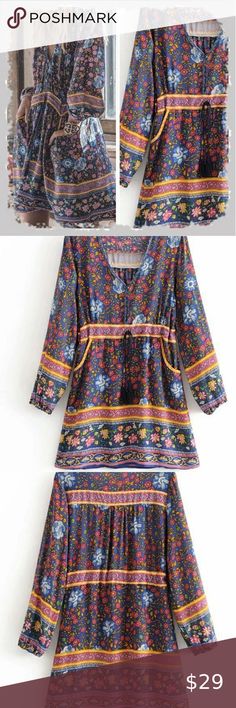 Last One Sea Gypsy Boho Mini Playdess NWT Reposhing this item I purchased from @boutiquebtbay. Love it, but the dress ran small for me. Never worn. NWT. pit-to-pit: 18.5” waist: 18” length: 31” Measurements are approximate, measured on flat surface. Questions? Leave a comment below! boutiquebtbay Dresses Mini Cold Shoulder Sweater Dress, Gogo Dress, Crop Top Skirt Set, Maxi Romper, Silk Shift Dress, Play Dress, Crop Top Skirt, Lace Camisole, Tank Top Dress