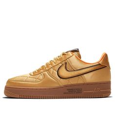 Nike Air Force 1 Low 'Gold Flight Jacket' CU6724-777 (AF1/SNKR/Skate/Casual/Unisex/Low Top) Nike Sporty Fall Sneakers, Nike Sporty Sneakers For Fall, Urban Sneakers For Streetwear In Fall, Urban Sneakers For Fall Streetwear, Urban Streetwear Sneakers For Fall, Nike Air Force 1 Low, Flight Jacket, Air Force 1 Low, Nike Air Force 1