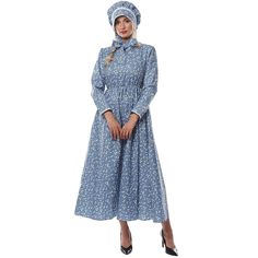 PRICES MAY VARY. Fabric - This colonial dress women set is made from a comfortable blend of 30% polyester and 70%cotton, breathable fit. This pioneer dress women perfect for historical reenactments. Includes - 2Pcs Prairie Outfit Set: this colonial dress women set includes a long floral dress for women, and a white bonnet,. The white bonnet and white apron complete the ensemble, making you look like you just stepped out of the 1800s. Designs - Transport yourself back to the days of the Civil War Prairie Outfit, Amish Dress, Amish Clothing, Colonial Costume, Pioneer Costume, Long Sleeve Peasant Dress, Pioneer Dress, White Bonnet, 1800's Dress