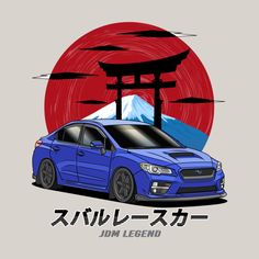 Auto Anime, Cars Vector, Jdm Subaru, Car Vector