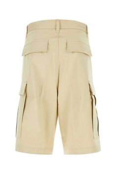 Sand Cotton Bermuda Shorts from Ami Alexandre Mattiussi Ami Alexandre Mattiussi, Alexandre Mattiussi, Dress Attire, Louis Vuitton Shoulder Bag, Pocket Jeans, Luxury Boutique, Short Pants, Bottoms Pants, Cargo Shorts