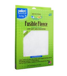 pellon fushible fleece, made in the u s a - white