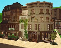 Town Apartment, City Apartment Building, Flats Apartment Building, Bloxburg Library Ideas Exterior, Bloxburg Apartment Complex Ideas, Bloxburg Newyork, Cute Apartment Building, Apartment In Bloxburg, Downtown Bloxburg