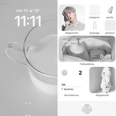 an advertisement for the new samsung phone is shown in black and white, with instructions on how to use it