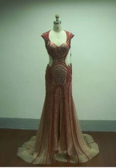 Darius Cordell Fashion Ltd has unique heavily beaded evening dresses like this one that can be used for a pageant competition. This can be made with ANY changes and in ANY size. Pageant Wear, Competition Dress, Pageant Gowns, Pageant Dresses, Fashion Event, Beaded Dress, Couture Dresses, Evening Wear, Evening Gowns