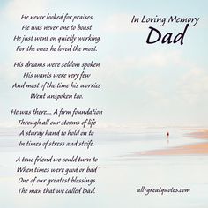 an image of a poem written in memory of a man and his dog on the beach