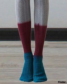 Fredar - Premium Pair of Colorblock Thigh High Knit Leg Warmers - Luxurious Long Boot Socks Knit Leg Warmers, Long Socks, Boot Socks, Pumpkin Design, Long Boots, Thigh High, Olivia Mark, Leg Warmers, Thigh Highs