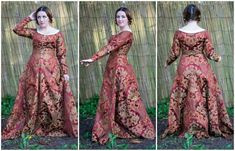 Sca Garb Women, Morgan Donner, 14th Century Fashion, Sca Costumes, Historical Sewing, Sca Garb, Larp Costume