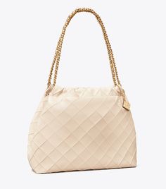 Fleming Soft Drawstring Bag: Women's Designer Hobo Bags | Tory Burch Tory Burch Fleming Bag, Soft Leather Hobo Bag, Bag Wishlist, Tory Burch Fleming, Contemporary Accessories, Womens Designer Handbags, Barrel Bag, Soft Autumn, Hobo Bags