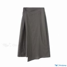 Orcajump - Asymmetrical Mesh-inspired Comfortable Midi Skirt Long Midi Skirt, Bodycon Pencil Skirt, Utility Skirt, Embellished Shorts, Bubble Skirt, Half Skirt, Casual Skirts, High Waisted Denim, Types Of Skirts