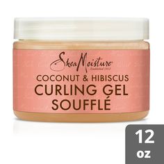 SheaMoisture’s Coconut & Hibiscus Curling Gel Soufflé is blended with certified Shea Butter which helps to deliver instant hydration to dry, over-processed curls. Blended with agave nectar, flaxseed and coconut oil, this nourishing styling aid from SheaMoisture is designed to moisturize and protect your waves and curly hair. SheaMoisture’s Coconut and Hibiscus Curling Gel Soufflé is blended with certified Shea Butter which delivers instant hydration to dry, over-processed curls. Apply this hair Shea Moisture Coconut, Twist Out Styles, Coconut Hibiscus, Curl Enhancing Smoothie, Fur Elise, Shea Moisture, Thick Curly Hair, Curl Cream, Neem Oil