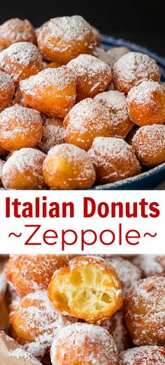 Zeppole are an Italian pastry similar to Bomboloni and are basically fried donut balls made out of Cream Puff dough. Zeppole donuts are rolled in sugar with a fluffy, melt-in-your-mouth center. These Italian donut holes are simple to make and always disappear fast. Olive Garden Zeppoli Recipe Copycat, Olive Garden Italian Donuts Recipe, Italian Fried Cookies, Fry Dough Recipe, Air Fryer Zeppole, How To Make Zeppoles, Zeppoli Recipe Air Fryer, Olive Garden Donuts Recipe, Fry Donuts Recipe