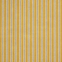 a yellow and white striped fabric