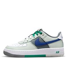 (GS) Nike Air Force 1 Low Remix 'Light Green' FB9035-001 Breathable Nike Air Force 1 Casual Sports Shoes, Casual Breathable Nike Air Force 1, Nike Air Force 1 Low, Air Force 1 Low, Nike Air Force 1, Air Force 1, Nike Air Force, Light Green, Air Force