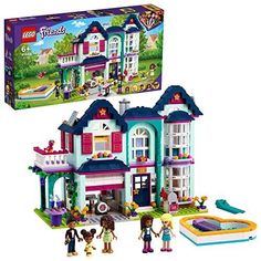 the lego friends house is in its box and ready to be used as a toy