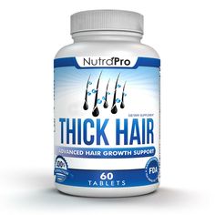 About the product BEST DHT-BLOCKER – Slow and prevent hair thinning quickly and effectively with NutraPro’s innovative anti-hair loss biotin vitamin blend. MAINTAIN OR RESTORE HEALTHY HAIR – Bolster brittle strands for a head full of strong, perfect hair you deserve. FORMULATED FOR ALL – Revive thin, weak hair and reverse hair loss with our fast-acting formula for men and women that targets any hair type. BOTTLED WITH PRIDE – Thick Hair contains 60 all natural non-GMO tablets that are made in the U.S.A. in FDA-approved, Certified GMP labs. NUTRAPRO PROMISE – Love the results or your money back! Every order includes a full 120-day, money-back guarantee.   Product description 2-Tablets-A-Day Keeps Hair Loss Away! Thousands of men and women experience thin, weak hair and hair loss, which can Hair Growth Tablets, Hair Regrowth Remedies, Hair Growth Pills, Hair Growth Vitamins, Hair Growth Formula, Biotin Hair Growth, Thick Hair Growth, Biotin Hair, Sunday Routine