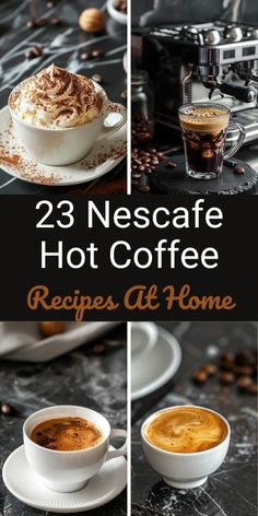 Nescafe Gold Recipe, Nescafé Gold Espresso Recipes, Instant Coffee Recipes Hot Drinks, Hot Coffee Recipes At Home Easy, Instant Espresso Recipes, Nescafe Gold Espresso Recipe, Hot Coffee Recipes At Home, Nescafe Recipe, Hot Coffee Recipes