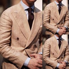 Spring Summer Linen Suits for Men Regular Fit Wedding Wide Peak Lapel 2 Pieces  | eBay Double-breasted Groom Tuxedo, Spring Suits For Grooms, Classic Double Breasted Suit For Spring Wedding, Classic Double Breasted Wedding Suit For Spring, Wedding Suits For Groom, Linen Suits For Men, Wedding Suits Groom, Linen Suits, Champagne Wedding