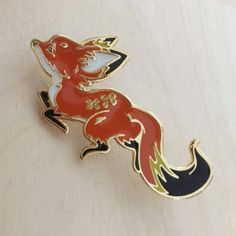 Fox Forest Spirit  Enamel Pin | Etsy Liu Wei, Pins For Clothes, Clothe Styles, Fox Forest, Key Necklace Vintage, Brooch Design, Patch Sticker, Fox Jewelry, Woodland Fox