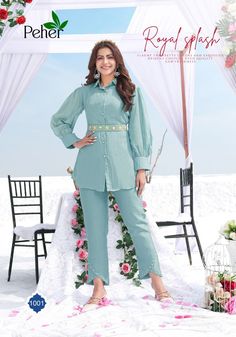 Premium Quality Co Ord Suit Women, Court Set Design Dress, Cod Sets Women Western Formal, Cod Set Designs, Cod Sets Women Western, Coat Set Design, Cord Set Design, Coat Set For Women, Coord Outfit