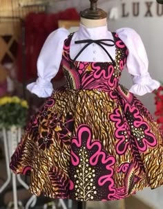 Gown Style For Children, Beautiful Ankara Dresses, Ankara Styles For Children, Ankara Gown Style, Flare Gown Styles, Styles For Children, Children Wears, Style For Children, Dresses For Children