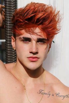 Men's Undercut, Mens Undercut, Queer Haircut, Hipster Haircuts For Men, Hipster Haircut, Hair Trends 2015, Haircut For Men, Red Ombre Hair, Mens Hair Colour