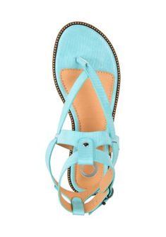 Put a little pep in your step with the Tangie by Journee Collection. This flip-flop styled sandal is topped with vegan leather buckled straps at the ankle for a contemporary look. A 4-millimeter Comfort Foam footbed provides the perfect amount of support, and beaded trim adds a sparkle. | Journee Collection Women's Comfort Foam Tangie Sandals, Blue, 7M Flip Flops Style, Cute Sandals, Beaded Trim, Journee Collection, Leather Buckle, Flip Flop, Women's Shoes Sandals, Open Toe, Memory Foam