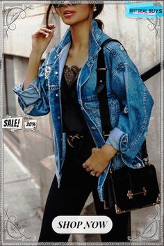 Ripped Denim Jackets Ripped Denim, Distressed Denim, Simple Dresses, Denim Jacket, Blue Color, Best Deals