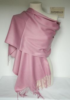 Dusky Pink Women's Shawl. Very modern and nice Ladies scarf, warm and soft, not too heavy, just perfect for the cold winter months to wrap around the neck or use as a shawl.  This scarf will compliment your daily attire with style, and it is also ideal to give as gifts, or even for Bridesmaids. MEASUREMENTS: 190 cm X 65 cm THIS ITEM IS READY TO SHIP. Thank you for visiting my Shop. SHIPPING: In order to keep postage costs low for the buyer, packages are sent by ordinary 1st class mail and have a Ladies Gifts, Cashmere Scarf Women, Pink Shawl, Ladies Scarf, Pink Winter, Large Scarf, Womens Cashmere, Dusky Pink, Women Shawl