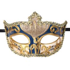 PRICES MAY VARY. 【Phantom of the Opera Mask】Inspired by the iconic musical, this masquerade mask covers one side of the face, bringing an element of mystery to your look. You can even wear this Venetian masquerade mask as a Mardi Gras mask and dress up in your best attire at this year's Mardi Gras party or parade! 【One Size Fits Most】The masquerade mask decoration comes with black straps for easy wearing, keeping the masquerade mask in a good position and not easy to slip off, suitable for most Novelty Mask For Masquerade Carnival, Novelty Masks And Prosthetics For Masquerade Carnival, Novelty Masks For Carnival Costume Party, Themed Masquerade Mask For Carnival Events, Blue Costume Accessories For Carnival Party, Blue Costume Accessories For Carnival, Themed Masquerade Mask For Carnival Costume Party, Blue Halloween Costume Accessories For Party, Venetian Masks For Halloween Costume Party