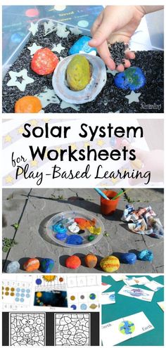 solar system worksheets for play based learning