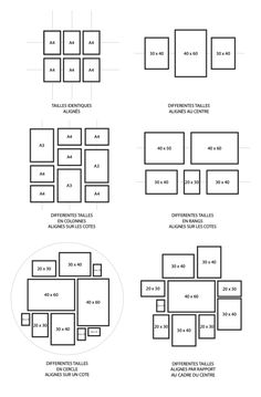 Frame Sizes Guide Wall Art, Wall Photo Collage Ideas, Wall Composition, Gallery Wall Layout, Diy Decoracion, Home Hall Design, Photo Wall Decor, Family Wall Decor, Photo Wall Gallery