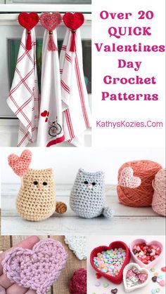 valentine's day crochet patterns are featured in this article