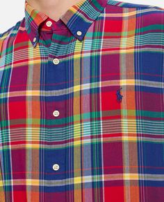 Frontal buttons closure. Long sleeve. Logo detail. All over check. Color: multicolor. Composition: 100% Cotton Classic Multicolor Shirt For Spring, Classic Multicolor Tops For Fall, Classic Multicolor Fall Top, Classic Multicolor Shirt For Fall, Classic Multicolor Fall Shirt, Classic Multicolor Button-up Shirt, Multicolor Casual Button-up Flannel Shirt, Casual Multicolor Button-up Flannel Shirt, Ralph Lauren Logo